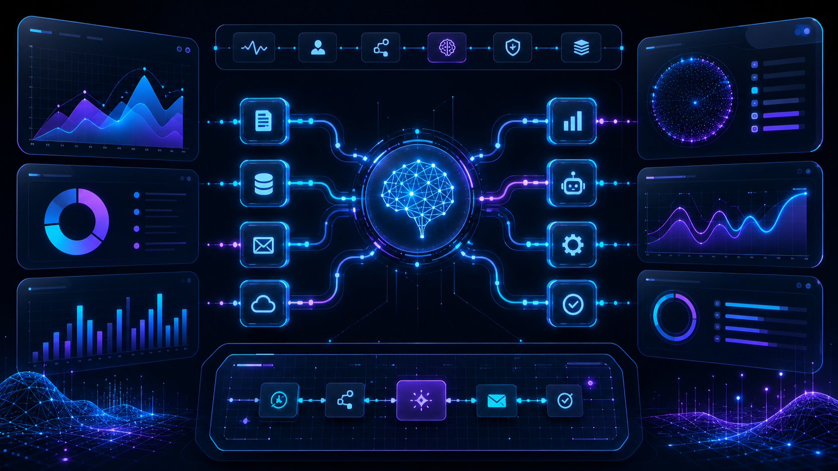 AI Automation premium technology interface